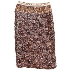 Oscar de La Renta Beaded Skirt
